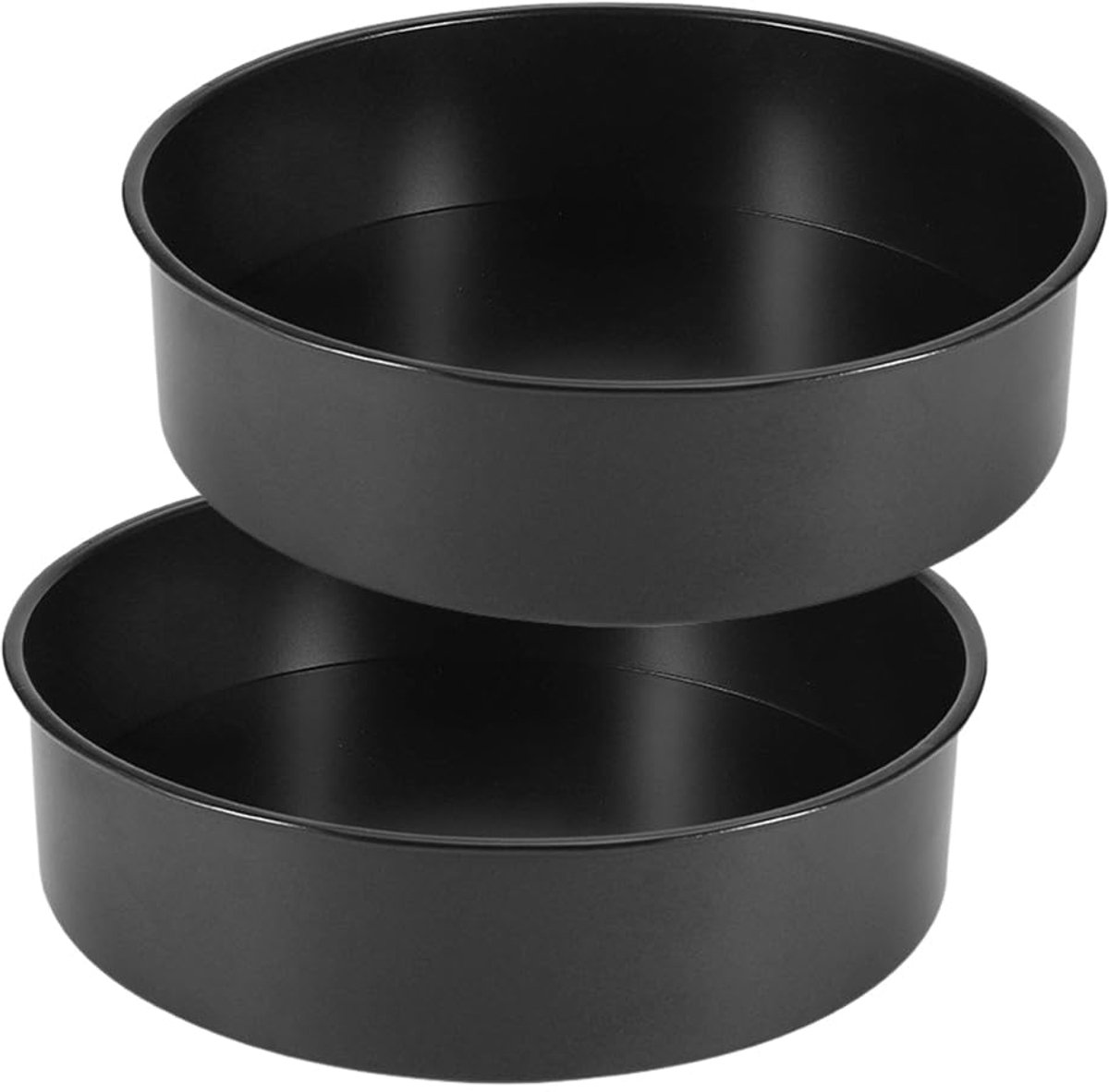 Ibenzoa® Ronde Bakvormen Set van 24 cm met Anti-aanbaklaag voor Perfecte Bakresultaten