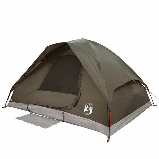 vidaXL - Koepeltent - 6-persoons - waterdicht - bruin van Vidaxl — afbeelding 4