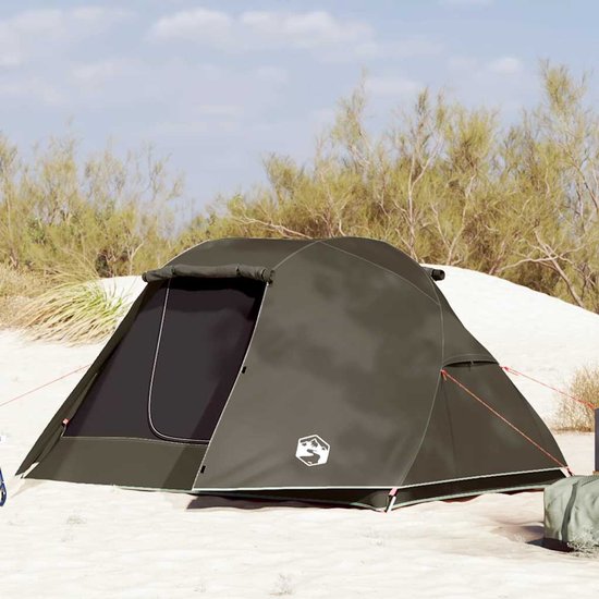 vidaXL - Vistent - 3-persoons - waterdicht - bruin van Vidaxl — afbeelding 2