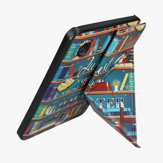 kwmobile e-reader hoesje geschikt voor Kobo Clara BW / Colour hoes - Ereader flip case met standaard - E reader cover van kunstleer - In meerkleurig van Merkloos — afbeelding 3