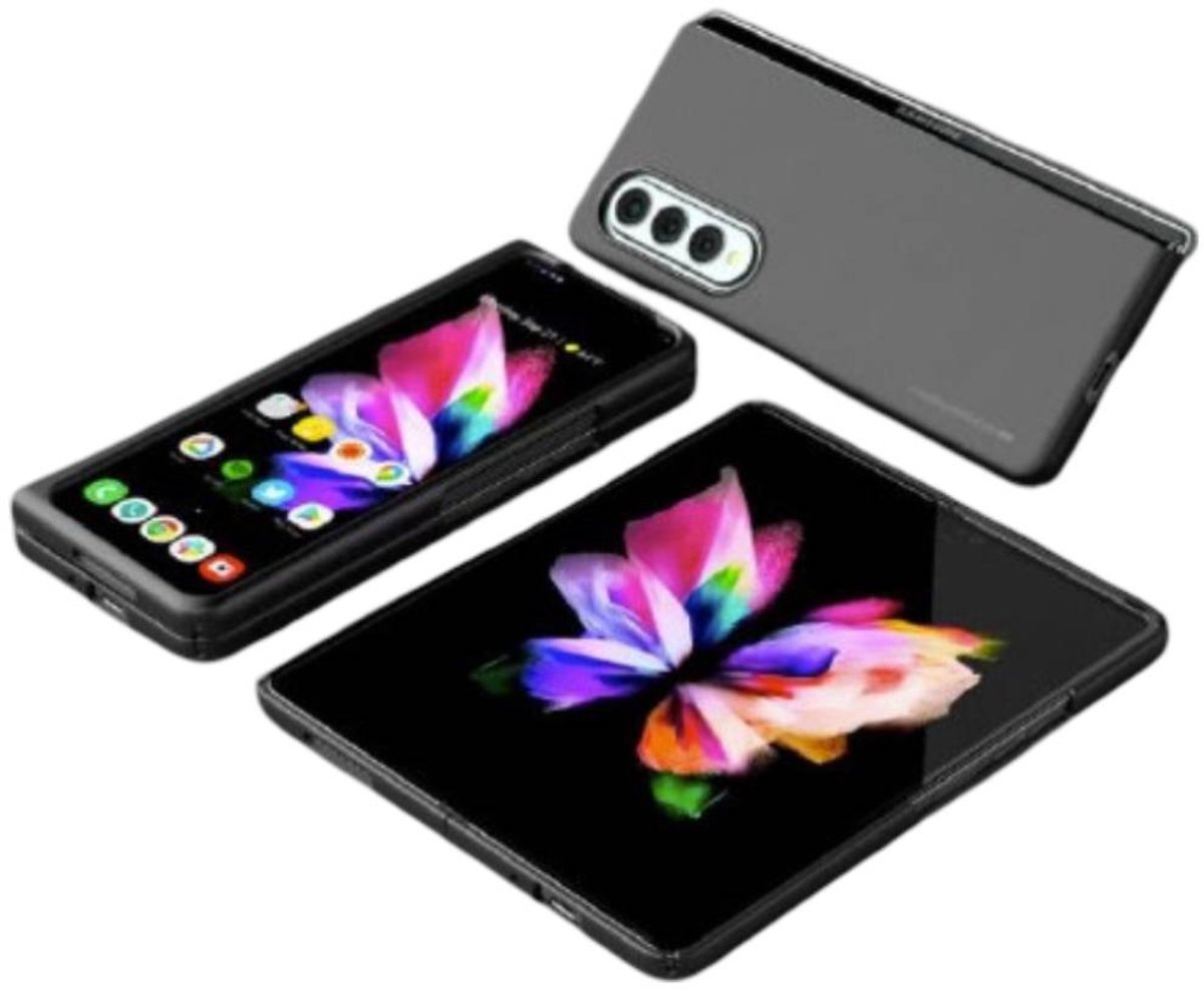 Mercury, SuperGrip verstevigd hoesje Geschikt voor Samsung Galaxy Z Fold 5, Zwart