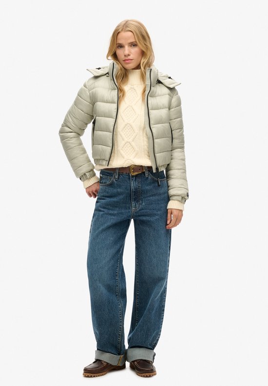 Superdry - Veste de Sport courte et légère - Femme - Doudounes