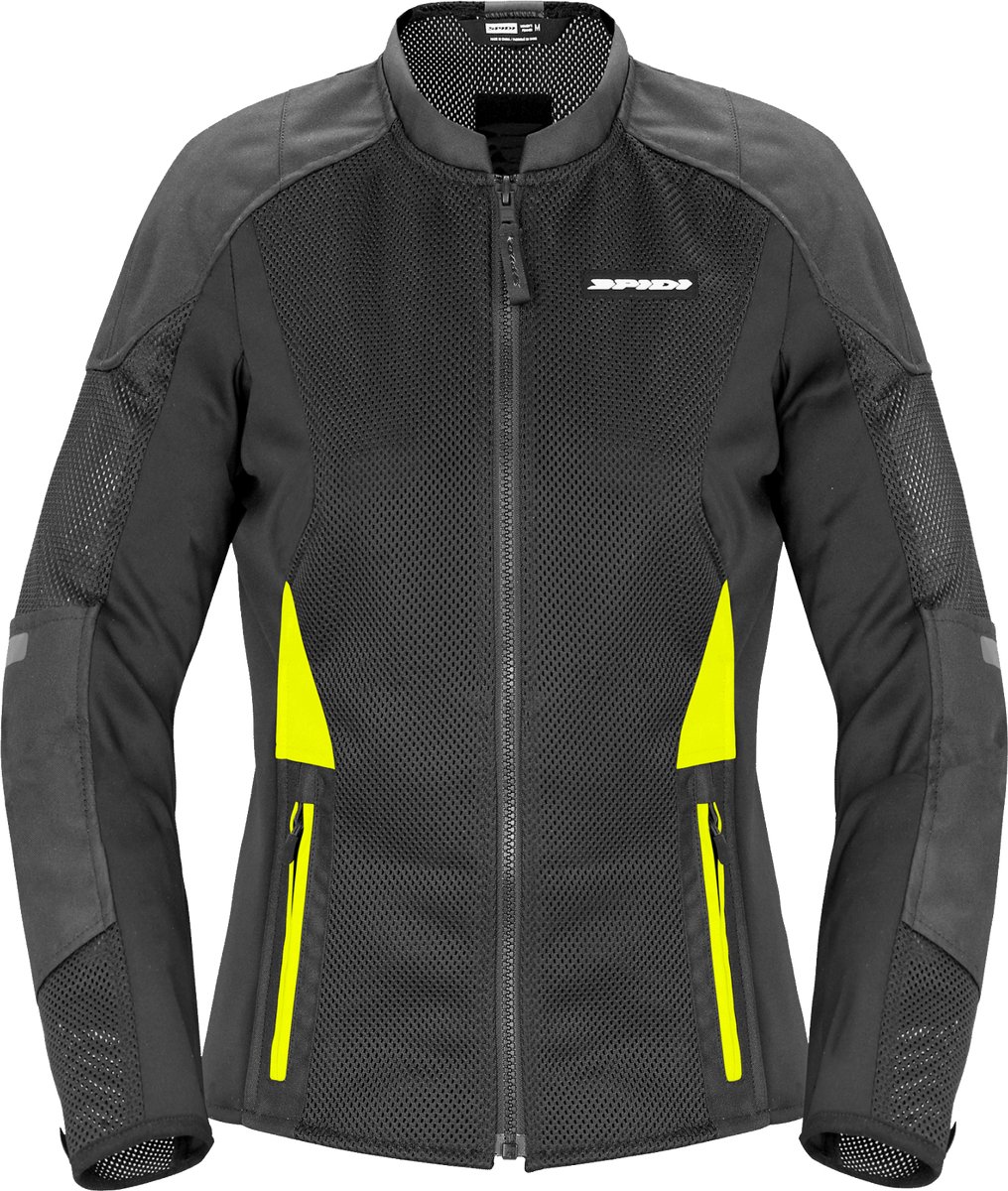 Spidi Super Net Jas Dames Fluo Geel - Jas