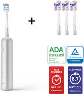 Bol.com Laifen Wave Elektrische tandenborstel - Aluminium - Oscillerende en Vibrerende functie - Met 3 extra Ultra Whitening TPU... aanbieding