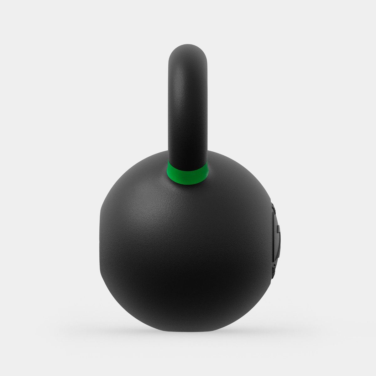 ZEUZ Kettlebell 24 KG – Gewichten voor Fitness & CrossFit - Conditie & Krachttraining – Gietijzer – Groen – foto 5