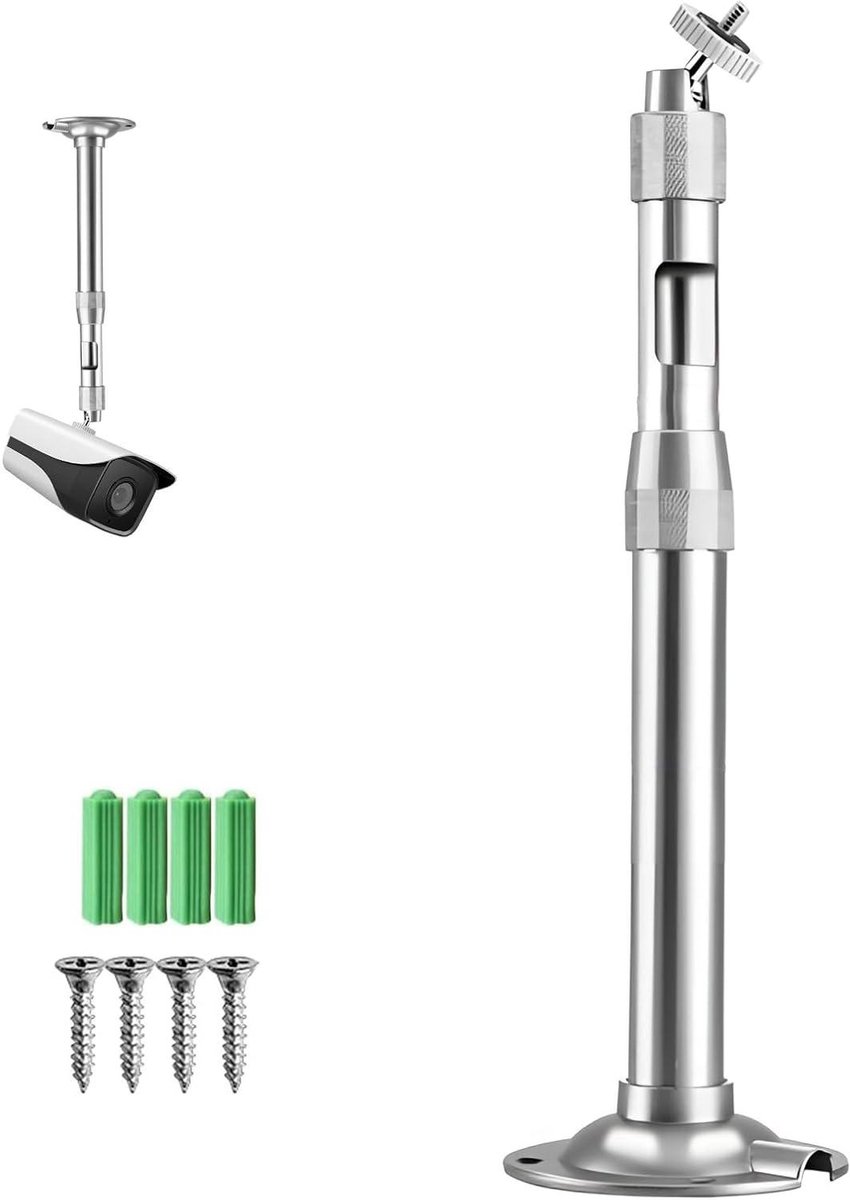 Projectorhouder met 30-60 cm verlengstang tot 5 kg - Universele wand- en plafondbeugel