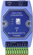 USB Naar RS485/RS422 Adapter – Industriële Kwaliteit – Met PL2303 Chip – RJ45 – Anti-Piek & Anti- Donder – Compact & Licht