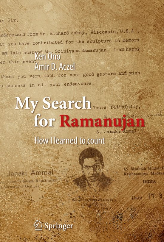 My Search for Ramanujan - cover