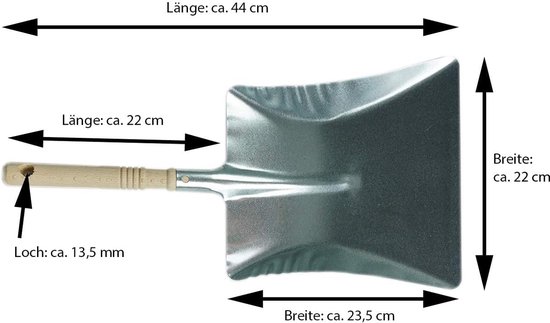Klauwbezemset 30 cm kunststof met telescopische steel veegset gebogen borstels tuinbezem straatbezem veegbezem (bezem + stoffer en blik set verzinkt, 30 cm) van Merkloos	 — afbeelding 4