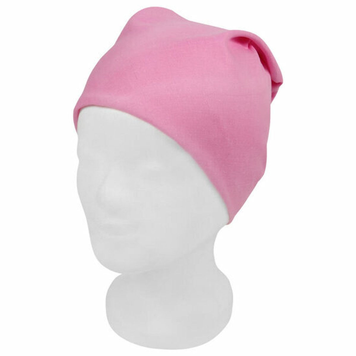 Haarband bandana zakdoek - Basic katoen 55cm - Zwart