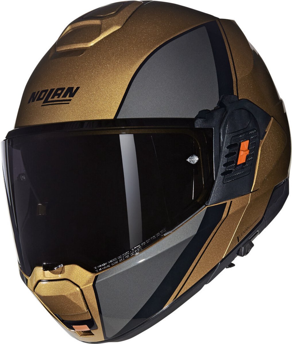 Nolan N120-1 Verniciatura Speciale 342 Sand Grijs Glossy Systeemhelm - Maat M - Helm
