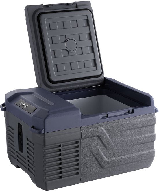 Autokoelkast, Draagbare 12V Vrieskist, 9L Enkelzone Koeler, -4℉ tot 68℉ Instelbaar, 12/24V DC en 100-240V AC Compressor van Merkloos — afbeelding 2