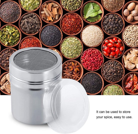 Multifunctionele Condiment Pot - Metalen Blikdeksel - Kruiden ...