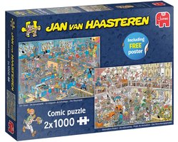 Jan van Haasteren - De Verbouwing & De Bouwmarkt - 2X1000 stukjes puzzel - Legpuzzel