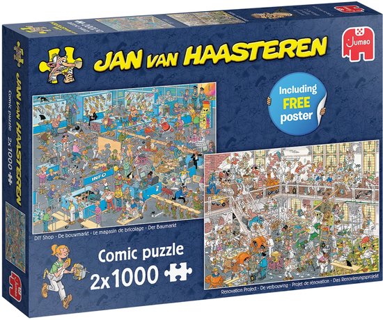 Jan van Haasteren - De Verbouwing & De Bouwmarkt