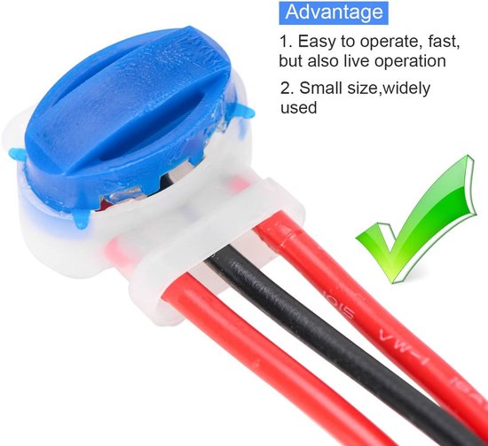 3M Gel connectors - 10 stuks - Draadverbinder - Kabelverbinders - Scotchlok 314 - Perimeterdraad reparatie - voor alle robot maaiers - Begrenzingsdraad van 3M — afbeelding 4
