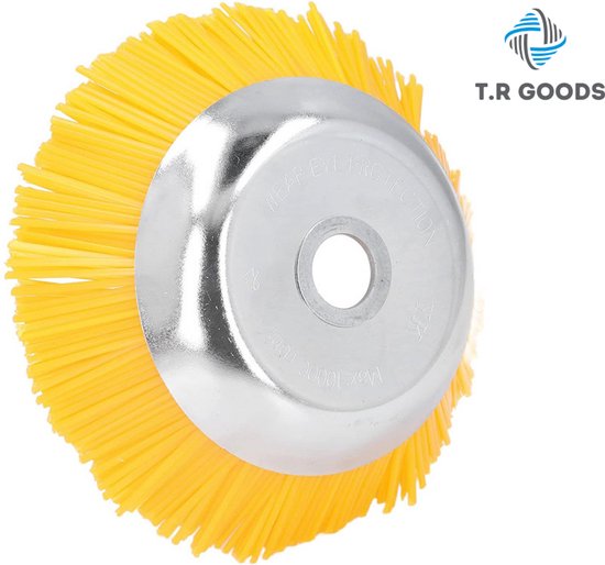 T.R Goods® - Nylon Onkruidborstel Voor de Bosmaaier - Nylon Borstelkop voor Bosmaaiers - Onkruidborstel Grastrimmer van T.R Goods® — afbeelding 2