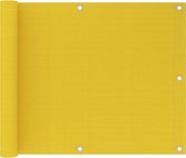vidaXL-Balkonscherm-75x600-cm-HDPE-geel