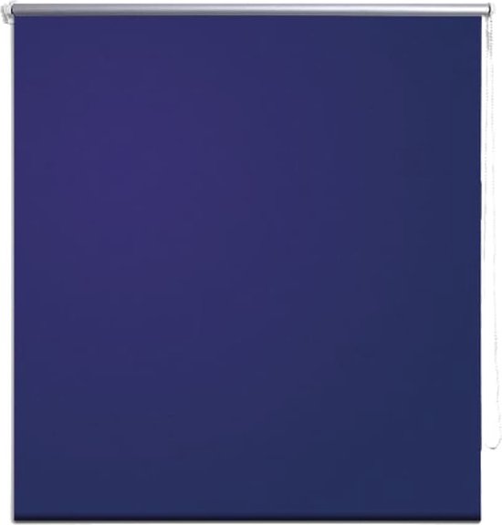 vidaXL - Rolgordijn - verduisterend - 100 - x - 175 - cm - marineblauw