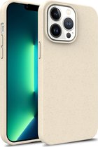 Mobigear Hoesje geschikt voor Apple iPhone 15 Pro Max Telefoonhoesje Eco Friendly | Mobigear Bio Backcover | iPhone 15 Pro Max Case | Back Cover - Wit