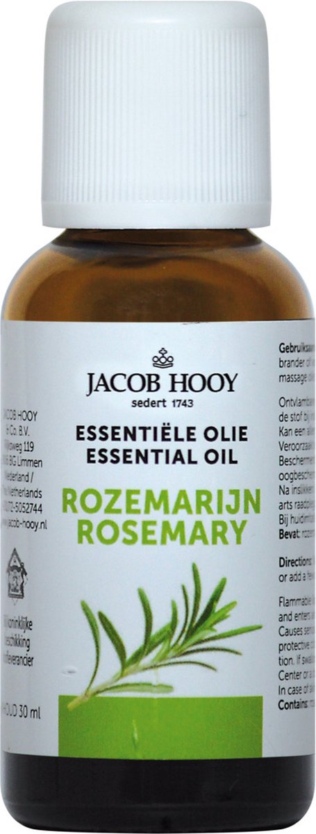 Goedkoopste Jacob Hooy Rozemarijn - 30 ml - Etherische Olie