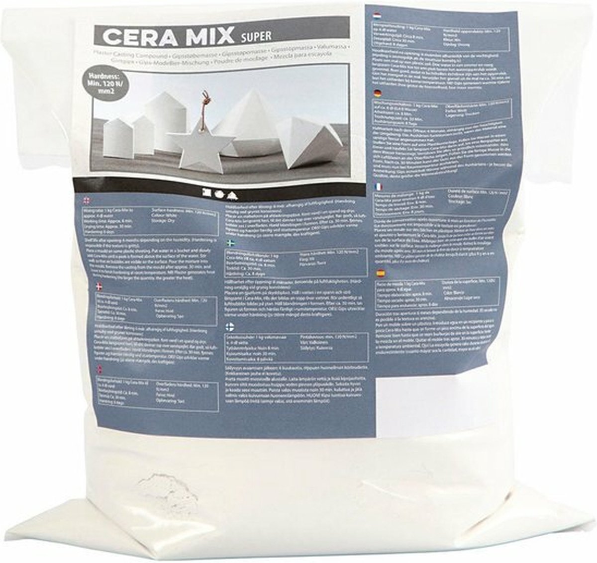 Cera-Mix Super - Gipsgietmix - Wit - 2x5 kg - Crea-mix