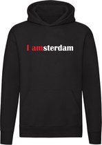 Amsterdam Hoodie - woordspeling - engels - amsterdammer - trui - sweater - capuchon