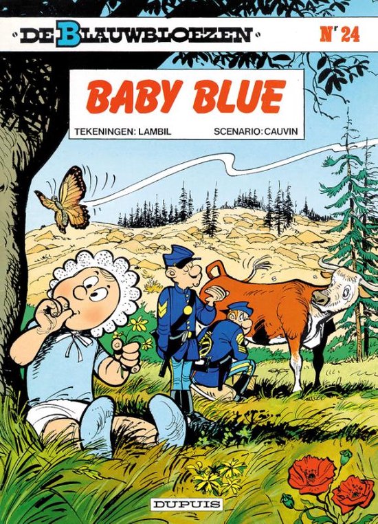 Cover van het boek 'Blauwbloezen 24 Baby Blue' van Willy Lambil