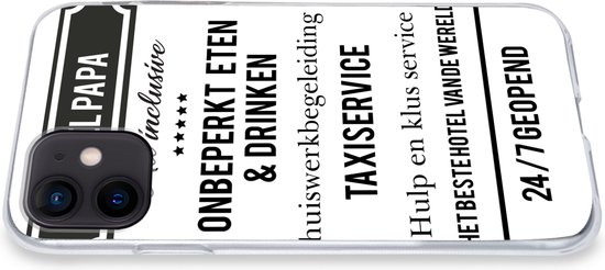 Coque iPhone 12 mini - Vaderdag - Citations - Papa - Siliconen