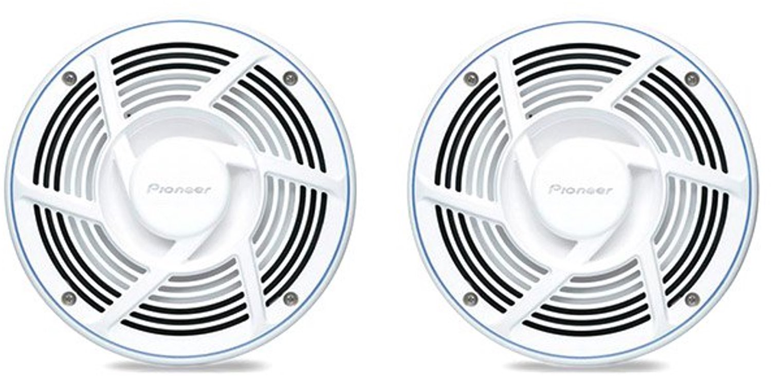 Pioneer TS-MR2040 – 20 cm marine autospeakers – 2-weg luidsprekerset – 200 W max / 40 W RMS – Water-, UV- en corrosiebestendig – Wit – foto 3
