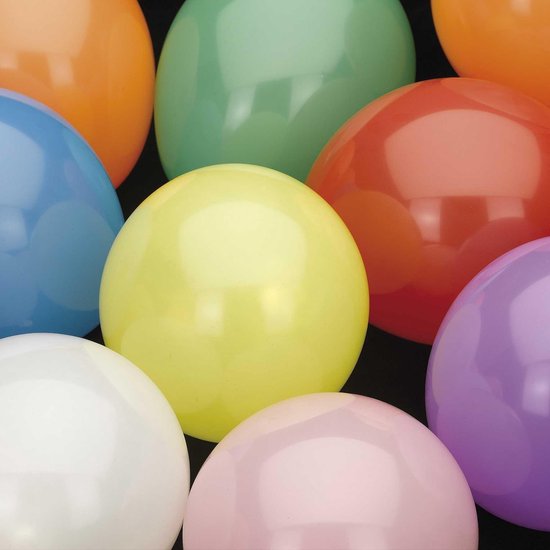 Ballonnen rond assorti kleuren 10 stuks