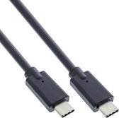 InLine 35707A, 0,3 m, USB C, USB C, USB 3.2 Gen 2 (3.1 Gen 2), 20000 Mbit/s, Zwart