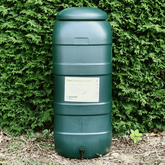 Regenton Rainsaver Groen 100 liter + Voet - Harcostar