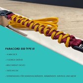 Paracord 425 type II Ruby Rood 30 Meter