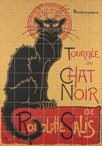 IXXI Le Chat Noir - Wanddecoratie - Dieren en insecten - 140 x 200 cm