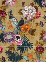 IXXI Tropical Birds - Wanddecoratie - Bloemen en Planten - 120 x 160 cm