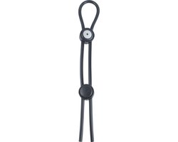 Banoch | verstelbare lasso cockring dubbel | verstelbaar siliconen | penisring