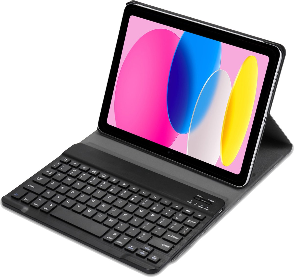 Hoesje - Geschikt voor Apple iPad 10 (2022) - 10.9 inch - 10e Generatie - Keyboard Book Cover - Toetsenbord Case - Hoes - Donkerblauw — cadeau in Telefoon & Tablet - foto 5