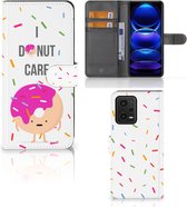 Smartphone Hoesje Xiaomi Redmi Note 12 5G | Poco X5 Bookcase met Quotes Donut Cadeautjes voor Meisjes