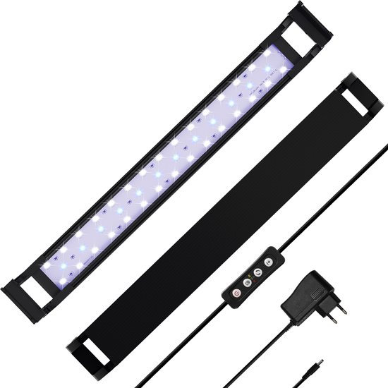 Foto: 16w led aquarium met timer schelpdieren decoratie waterdicht 45 50cm