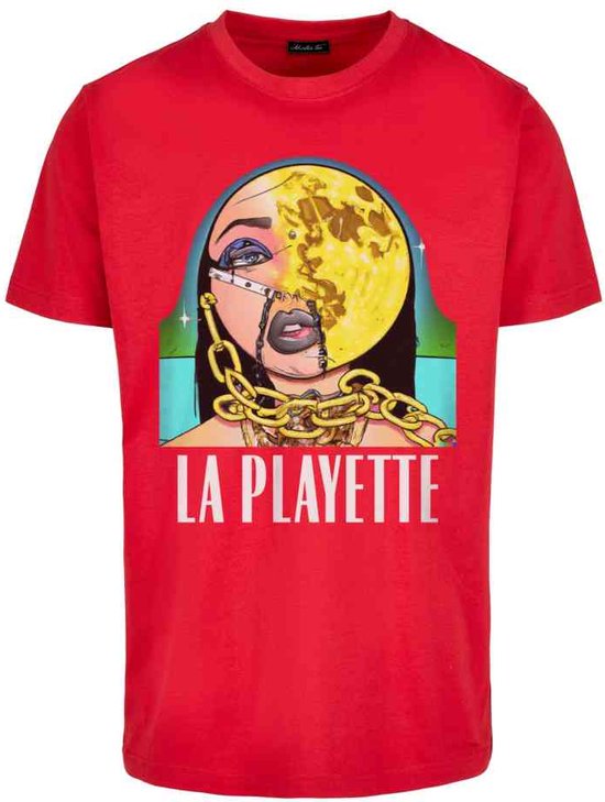 Mister Tee - La Playette Heren T-shirt - XXL - Rood