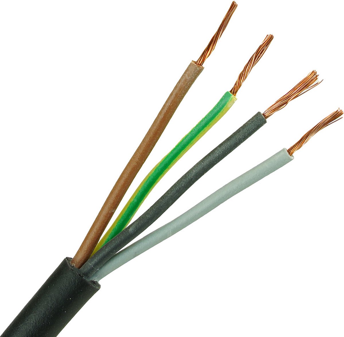 Image of Neopreen kabel H05RR-F 4x0.75 per haspel 500 meter