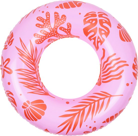 Zwemring voor volwassenen, opblaasbare luchtmatras zwemband, opblaasbare zwembadzwemmer, zwemring buis voor zomerzwembad feest (blauw roze 70 Zwemring voor volwassenen, opblaasbare luchtmatras zwemband, opblaasbare zwembadzwemmer, zwemring buis voor zomerzwembad feest (blauw roze 70