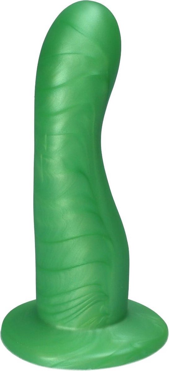 Goedkoopste Ylva & Dite - Leda - Siliconen G-spot / Prostaat dildo - Made in Holland - Appel Groen