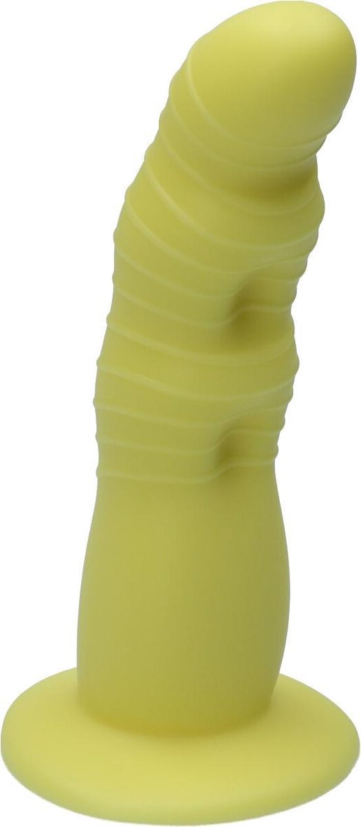 Goedkoopste Ylva & Dite - Rhea - Siliconen Dildo met zuignap - Made in Holland - Geel