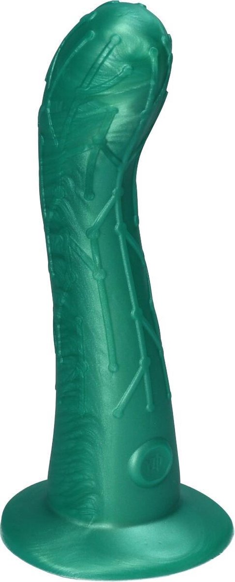 Goedkoopste Ylva & Dite - Cryptodite - Siliconen G-spot / Anale dildo - Made in Holland - Fruit Groen Metallic
