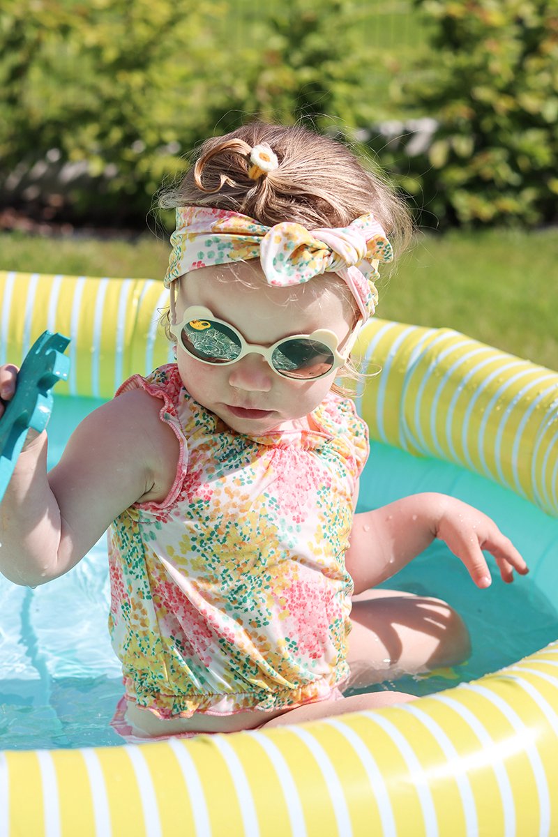 Ducksday - Omkeerbare tankini met haarlint - voor meisjes - UPF 50+ - Driedelige zwemset - Lula — afbeelding 8