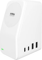 Station de recharge 4smarts UltiMag 5-en-1 78W Chargeur rapide Wit