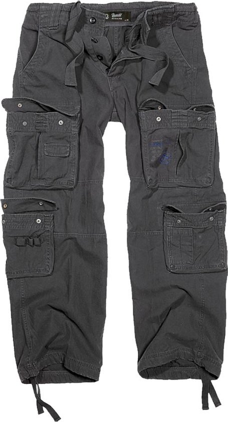 Brandit Vintage Trouser Black Outdoorbroek Heren