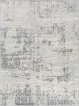 SURYA Vloerkleed - Woonkamer, Slaapkamer - Modern Abstract Tapijt VICTOIRE - Grijs/Ivoor - 160x220 cm